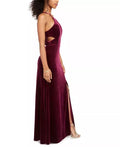 Morgan & Company Juniors Velvet Glitter Gown, Size 0 by Vanessa Jane