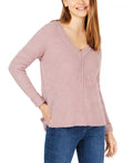 Hippie Rose Juniors Mossy Ribbed-Knit Tunic Top, Size XL by Vanessa Jane