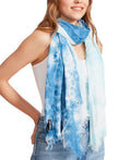 Steve Madden Two-Tone Tie-Dyed Scarf, Various Colors by Vanessa Jane
