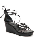 Charles by Charles David Vegas Wedge Sandals Womens Shoes, Size 6 1/2 M/Black by Vanessa Jane