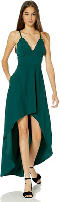 Speechless Juniors Scalloped-Neck High-Low Dress, Size 9 by Vanessa Jane