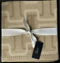 Hudson Park Collection Lambswool/Cashmere Interlocking Jacquard Throw by Vanessa Jane