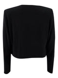 Jessica Howard Womens Party Illusion Jacket,Size 6/Black by Vanessa Jane