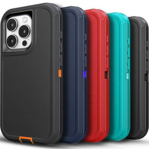 Shockproof Case With Screen Glass for iPhone 17 Pro Max 16 15 14 13 11 by Merch Section