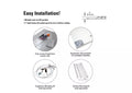 Metalux 2 Ft. X 2 Ft. White Integrated Led Flat Panel Troffer Light Fixture 4200 by Vanessa Jane