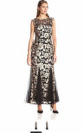 Alex Evenings Women's Embroidered Dress with Illusion Neckline, Size 18 by Vanessa Jane