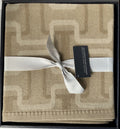 Hudson Park Collection Lambswool/Cashmere Interlocking Jacquard Throw by Vanessa Jane