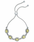 Charter Club Crystal and Stone Slider Bracelet by Vanessa Jane