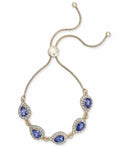 Charter Club Crystal and Stone Slider Bracelet by Vanessa Jane