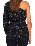 Michael Kors One Shoulder Tie Waist Tunic Top by Vanessa Jane