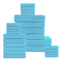 24-Piece Set: Dan River Popcorn Cotton Bath Towel Set by DailySale