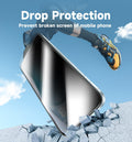 Privacy Glass Screen Protector Anti-Peep for iPhone 17 16 Pro Max 15 14 13 12 11 by Merch Section