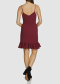 1.State Ruffle-Hem Spaghetti-Strap Dress, Size 8 by Vanessa Jane