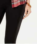 Style & Co Petite Velour-Trim Leggings, Size PP by Vanessa Jane