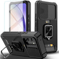Shockproof Case with Tempered Glass for Samsung Galaxy A15 5G Multicolor by Merch Section