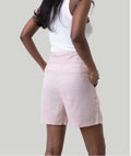 Reistor Womens Drawstring Shorts - Dusty Pink, Medium by Vanessa Jane