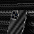 Shockproof Carbon Fiber Texture Phone Case for iPhone 16 15 Pro Max 14 13 12 11 by Merch Section