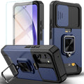 Shockproof Case with Tempered Glass for Samsung Galaxy A15 5G Multicolor by Merch Section