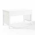 Crosley Adler Elegant Computer Desk in White Finish (CF6508-WH) by Vanessa Jane