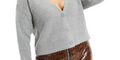 Danielle Bernstein Plus Size Button-Front Cardigan, Size 2X by Vanessa Jane