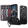 360° Rotation Shockproof MagSafe Case for iPhone 17 16 15 14 13 Pro Max Plus Air Black