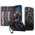 360° Rotation Shockproof MagSafe Case for iPhone 17 16 15 14 13 Pro Max Plus Air Black by Merch Section