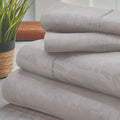 4-Piece Set: Bamboo 1800 Count Embossed Design by DailySale