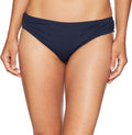 Michael Kors Womens Solids Side Shirred Bikini Bottom by Vanessa Jane