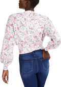 INC Womens Floral Print Ribbed Knit Cardigan Sweater by Vanessa Jane