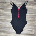 Bleu Rod Beattie James Bonded Black and Rouge One Piece, Size 4 by Vanessa Jane