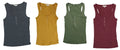 Ultra Flirt Juniors Henley Tank Top by Vanessa Jane