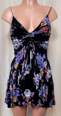 Free People Dress Sheath Floral Happy Heart, Size Large by Vanessa Jane