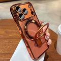 Shockproof MagSafe Case for iPhone 17 Pro Max Air with Kickstand Camera Lens Cover by Merch Section