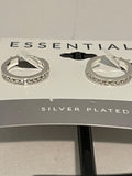 Essentials Small Fine Crystal Small Hoop Earrings by Vanessa Jane