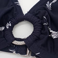 Michael Michael Kors Womens No Cup Tie Logo Ring Halter Bikini Top by Vanessa Jane