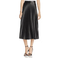 Bardot Womens Rada Shimmer Mid-Calf Pleated Skirt, Size Medium by Vanessa Jane