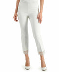 Alfani Lace-Hem Ankle Pants by Vanessa Jane