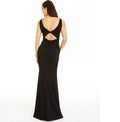 Emerald Sundae Juniors V-Neck Cutout Maxi Dress by Vanessa Jane