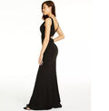 Emerald Sundae Juniors V-Neck Cutout Maxi Dress by Vanessa Jane