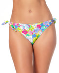 California Waves Juniors Side-Tie Hipster Bikini Bottoms by Vanessa Jane