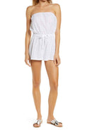Roxy Juniors Angels Song Cotton Cover-Up Romper, Size Medium by Vanessa Jane