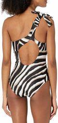 Trina Turk Vivant Asymmetrical One-Piece Swimsuit by Vanessa Jane