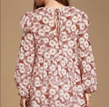 Free People These Dreams Floral Print Ruffles Mini Dress by Vanessa Jane