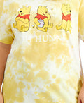 Love Tribe Plus Trendy Tie-Dyed Cotton Graphic Print T-Shirt by Vanessa Jane