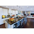 Progress Lighting P5184-104 Stem Hung Glass Bell Pendant Light, 8” by Vanessa Jane