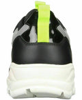 Kingside Mens Geoffrey Dad Sneaker Black Grey Neon, Size 12M by Vanessa Jane