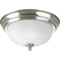 Progress Lighting P3924-09 One Light Flush Mount, Brushed Nickel Finish by Vanessa Jane