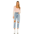 Free People Women's Big Sur Ribbed Top by Vanessa Jane