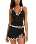 Profile by Gottex Ruffled Side-Slit Skirted Swim Bottoms, Size 20W by Vanessa Jane