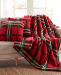 Birch Trails Holiday Prints 3 Pack Decorative Pillows and Throw, 50 x 60 by Vanessa Jane